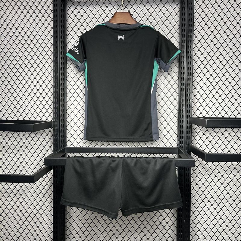 Kit Infantil Liverpool Home 24/25 - Preto