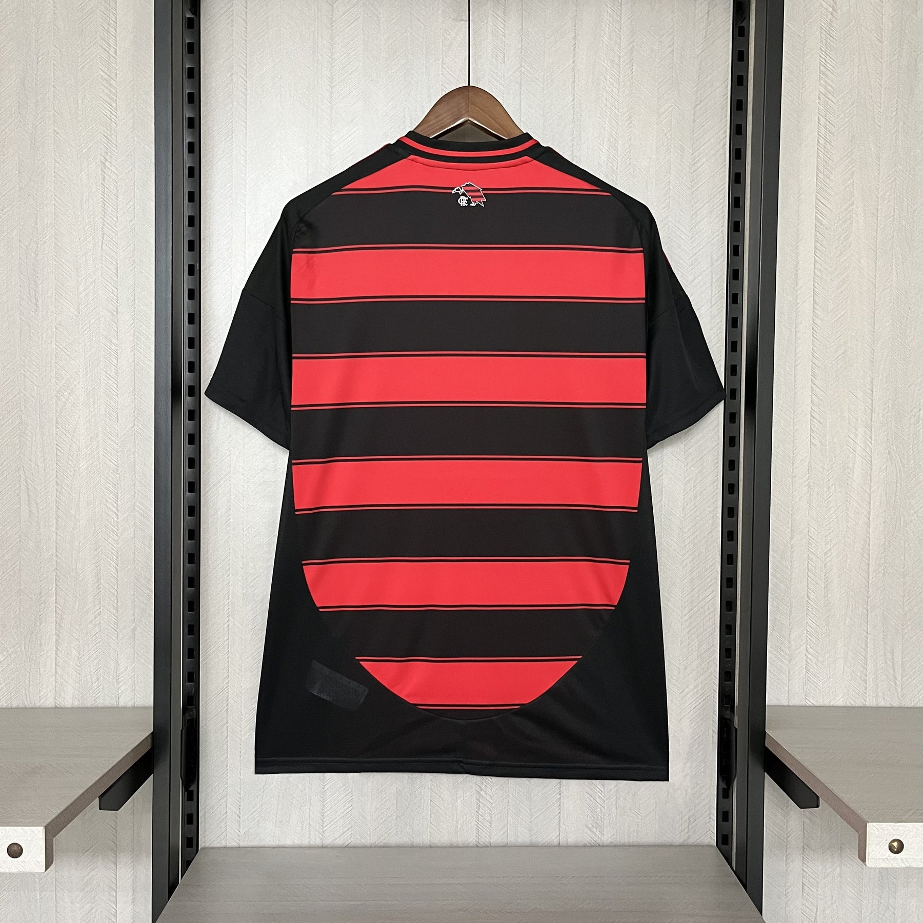 Camisa Flamengo I 2025 s/n° Torcedor Adidas Masculina - Vermelho+Preto