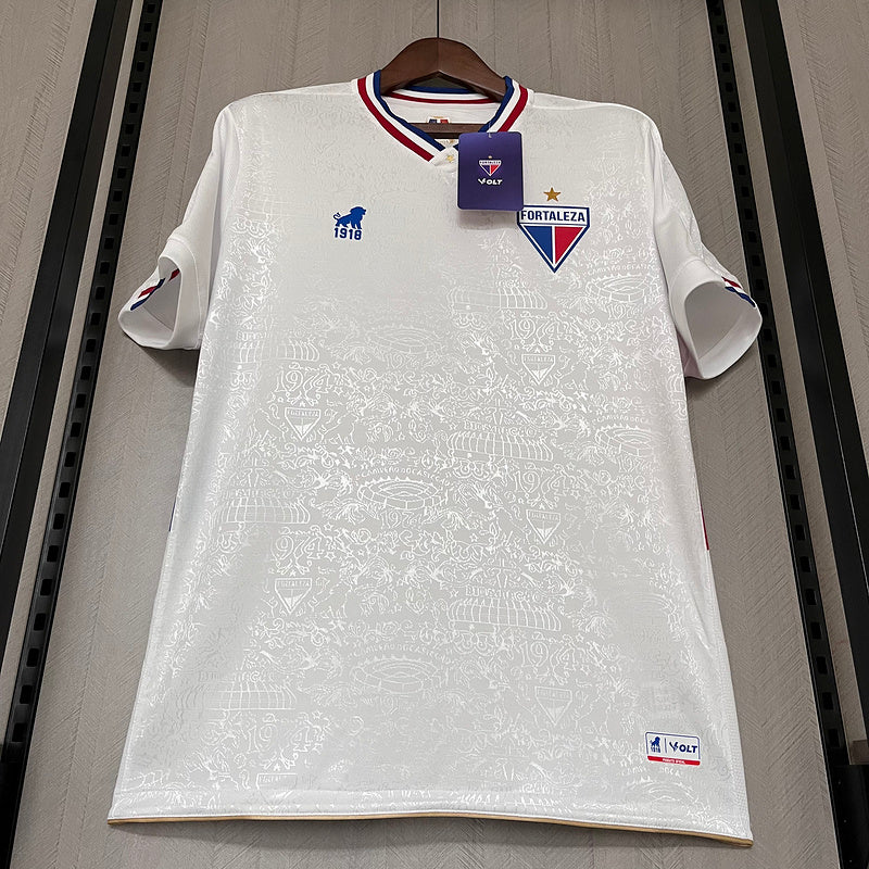Camisa Fortaleza II 24/25 Branca com detalhes