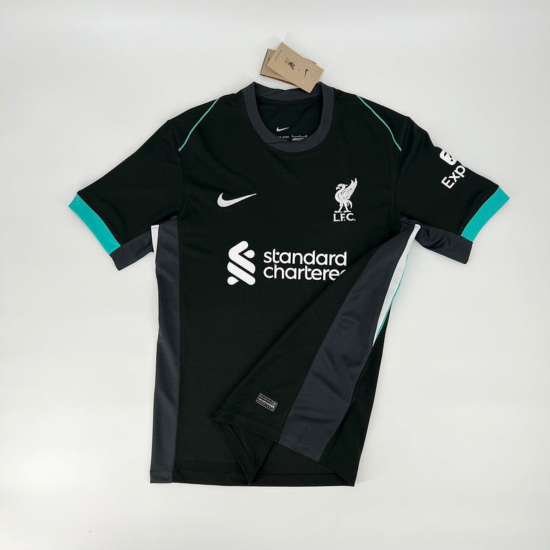 Camisa Liverpool Fora 24/25 Masculina- Preta