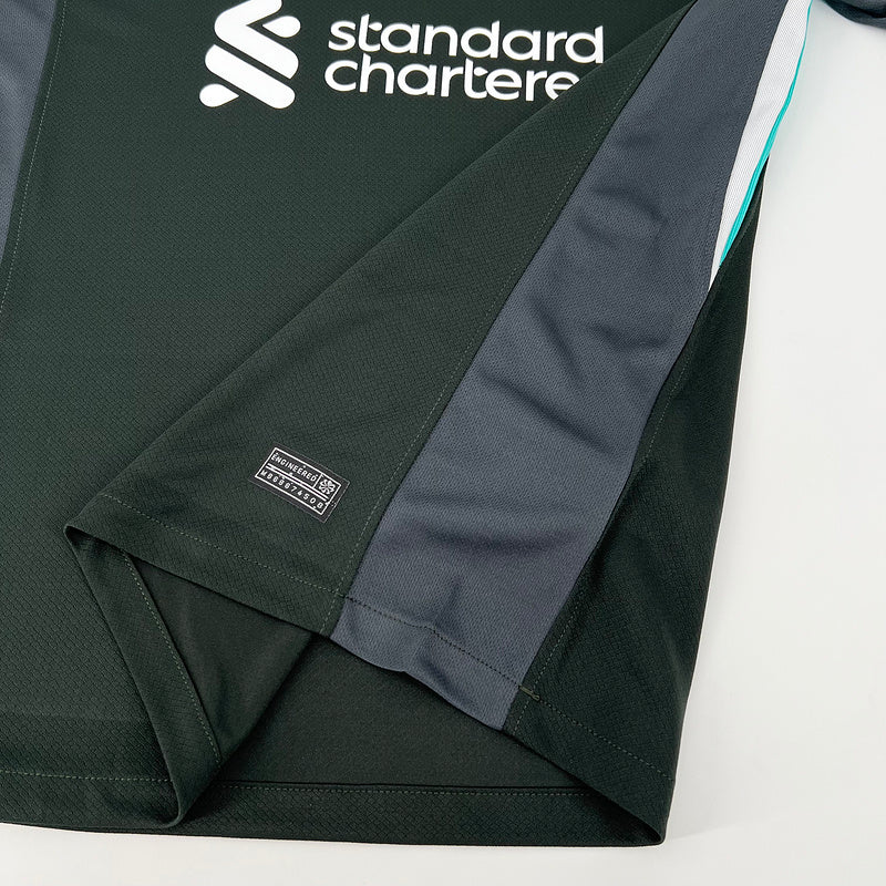 Camisa Liverpool Fora 24/25 Masculina- Preta