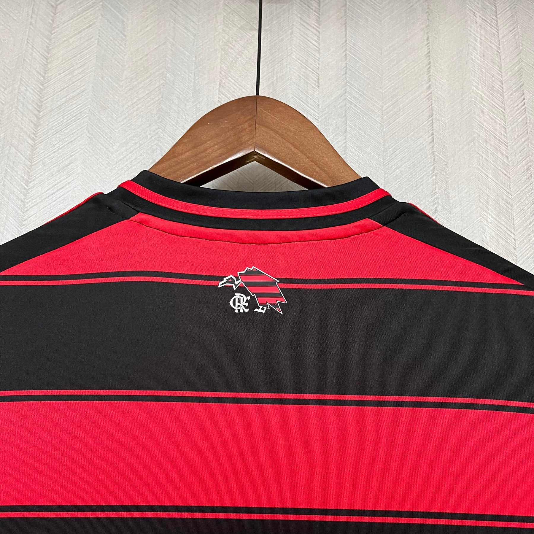 Camisa Flamengo I 2025 s/n° Torcedor Adidas Masculina - Vermelho+Preto