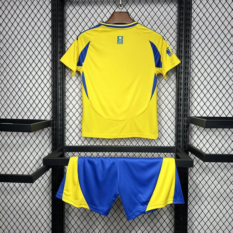 Kit Infantil Al-Nassr Home 24/25 - Amarelo