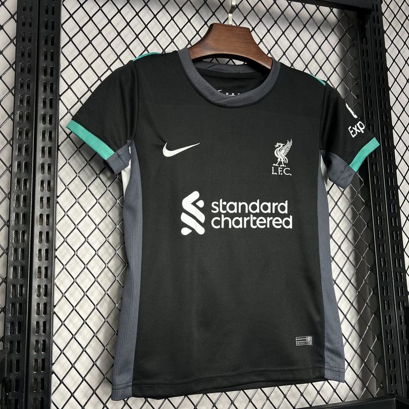 Kit Infantil Liverpool Home 24/25 - Preto