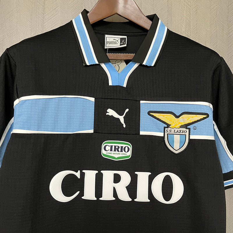 Camisa Retro Lazio Puma Away 1998 Preto