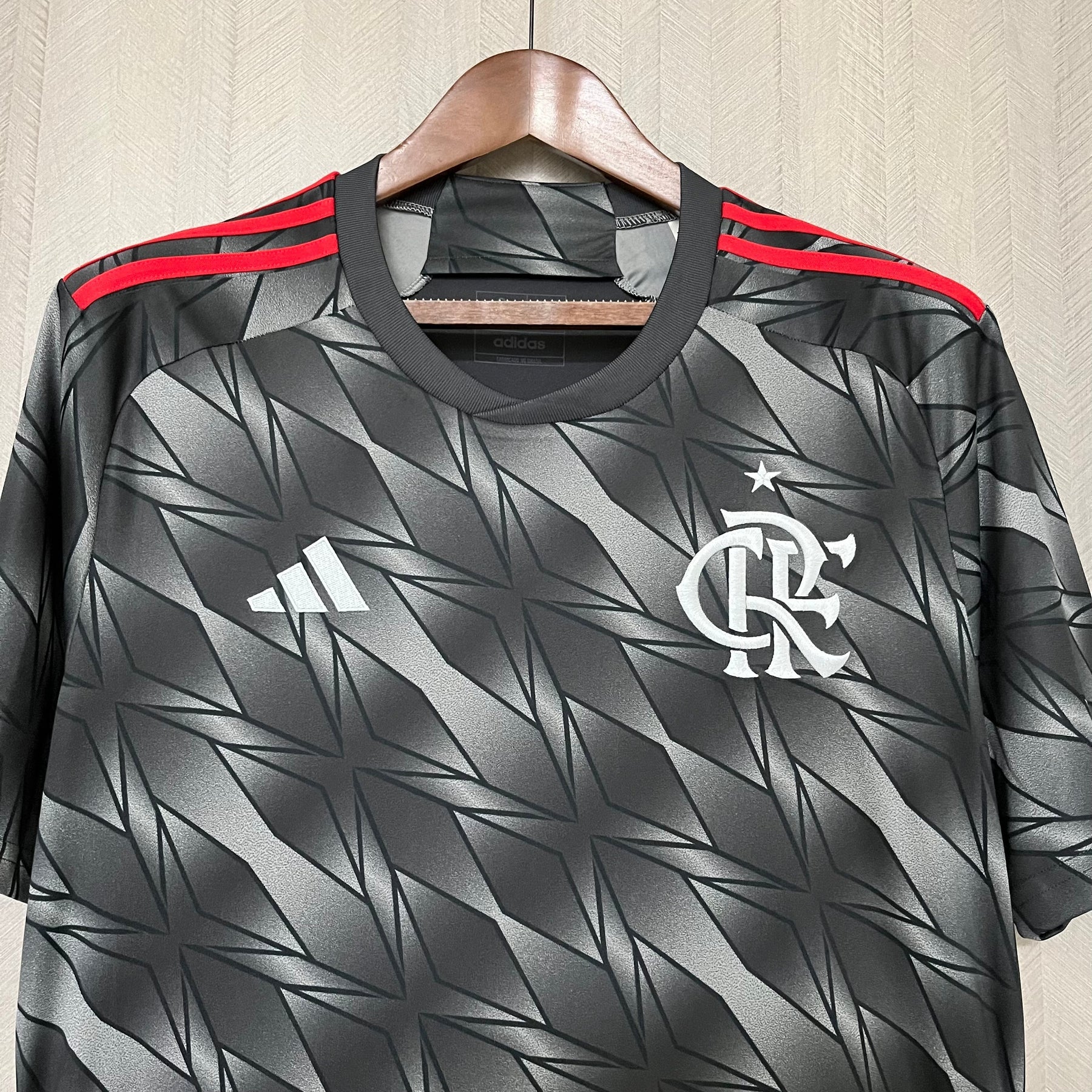 Camisa Flamengo III 24 Adidas Masculina - Cinza