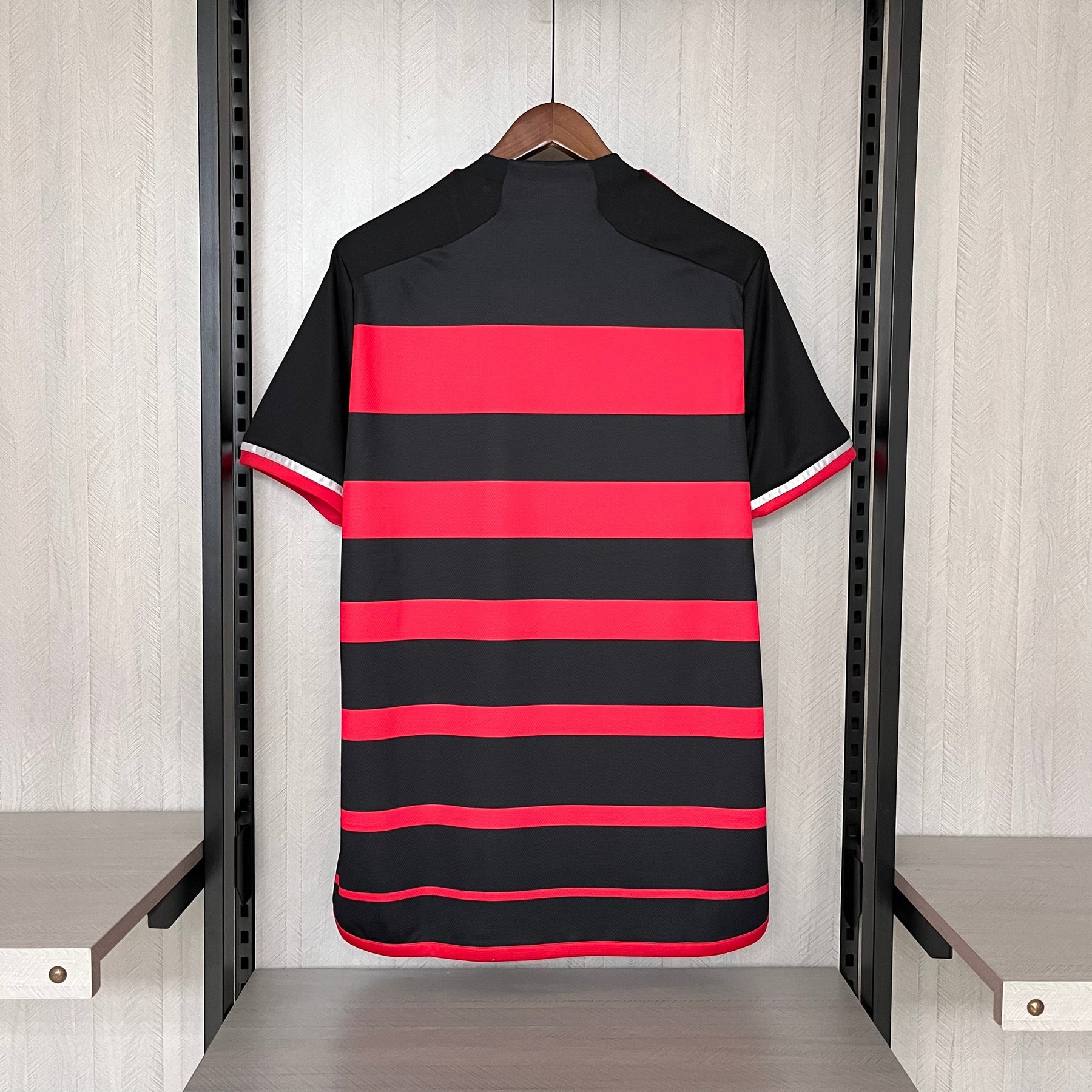 Camisa Flamengo I 24/25 s/n° Torcedor Adidas Masculina - Vermelho+Preto