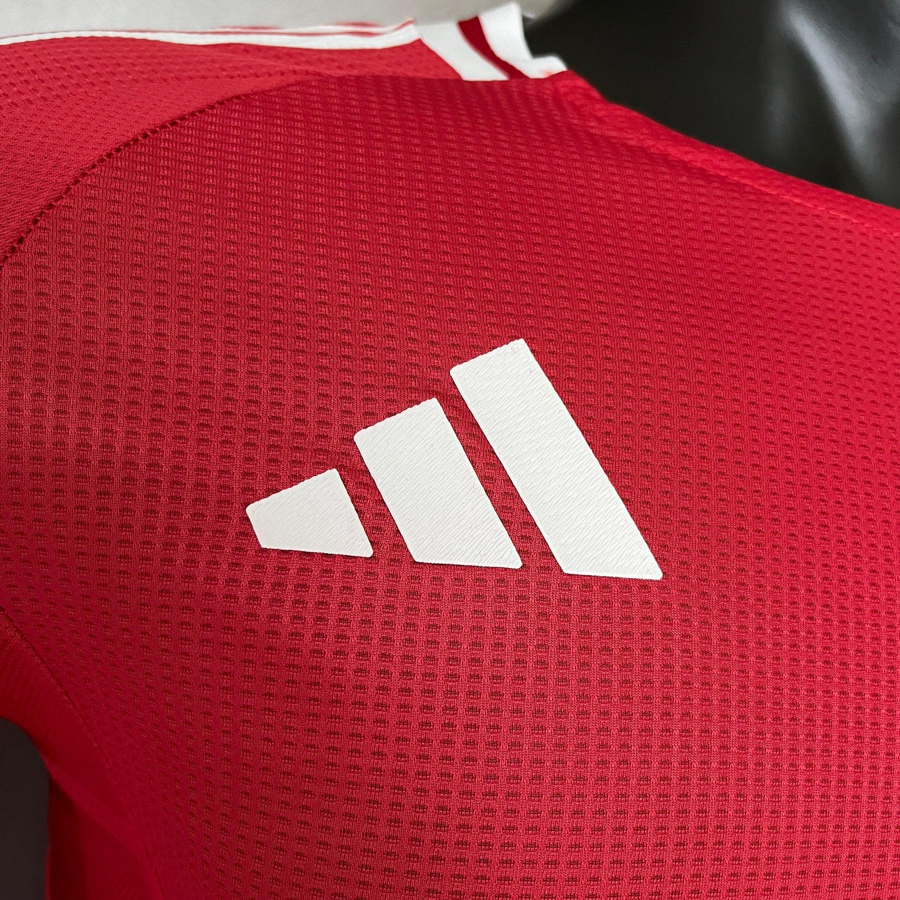 Manga longa Manchester United Home 24/25 Modelo Jogador