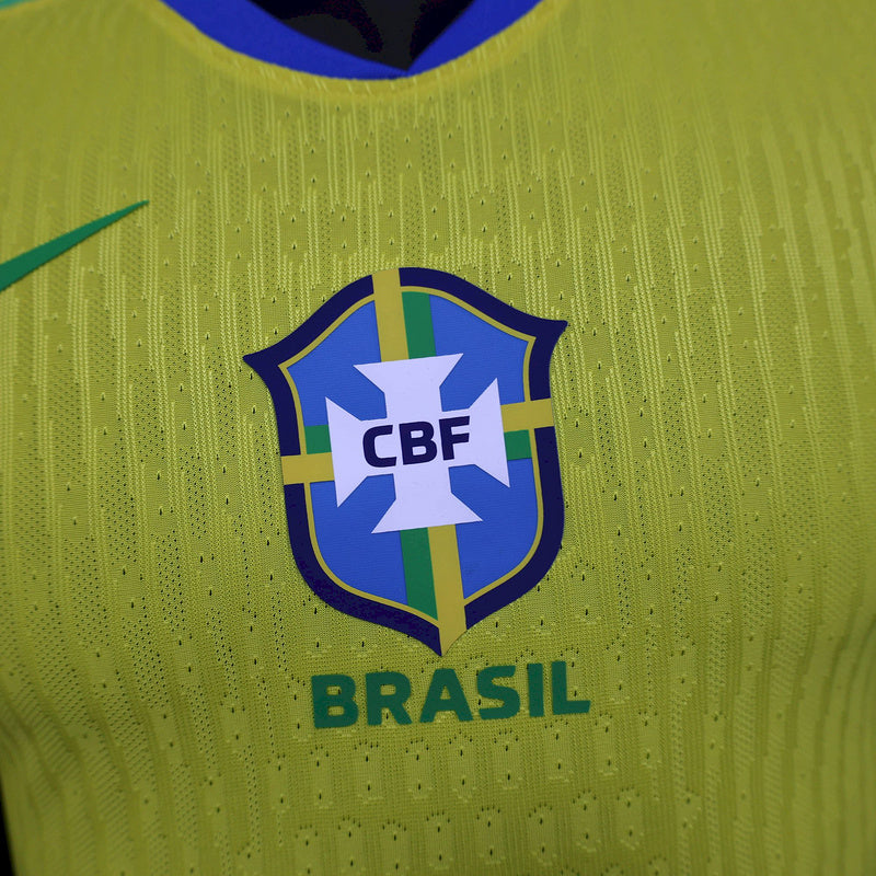 Camisa Brasil I 25/26 - Amarela - Nike - Masculino Jogador