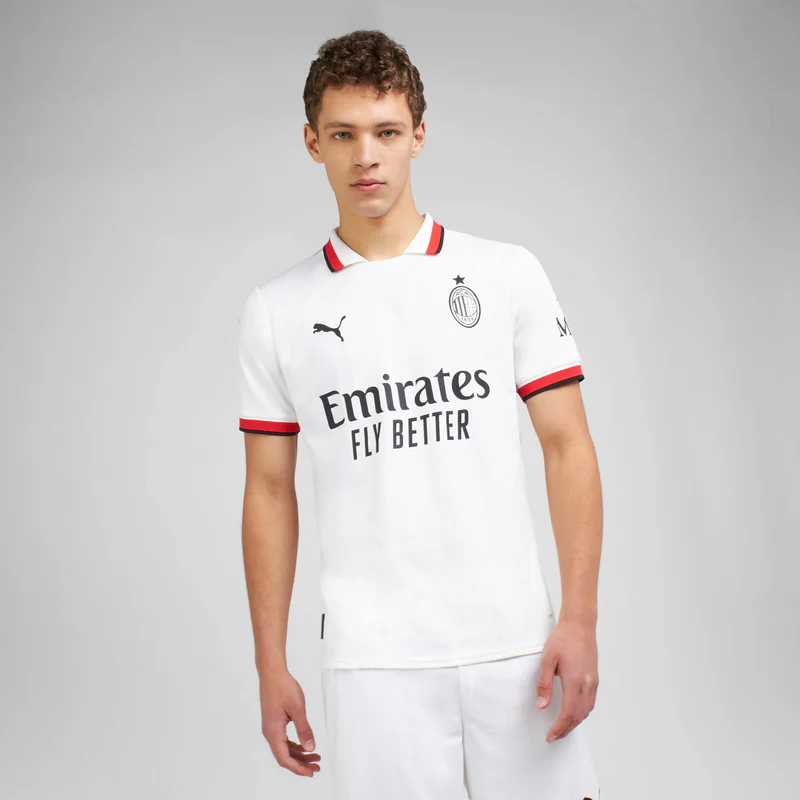 Camisa AC Milan Away 24/25 s/n° Torcedor Masculino - Branco