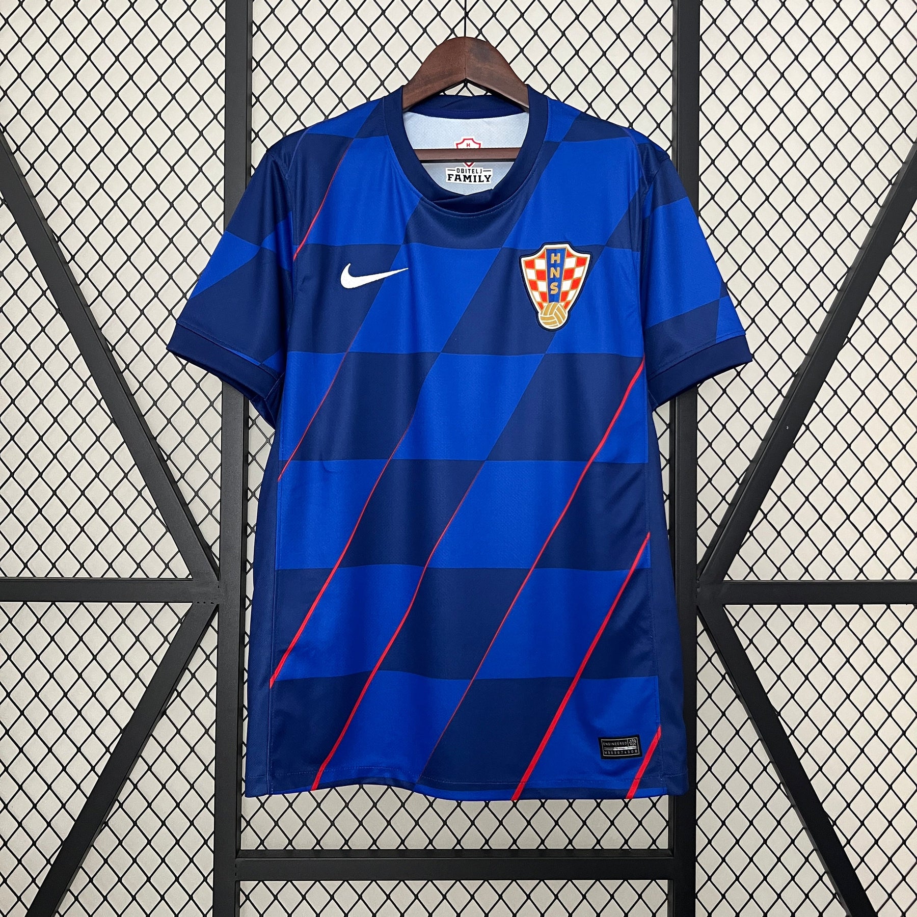 Camisa Seleção da Croácia Away 24/25 Torcedor Nike Masculina - Azul