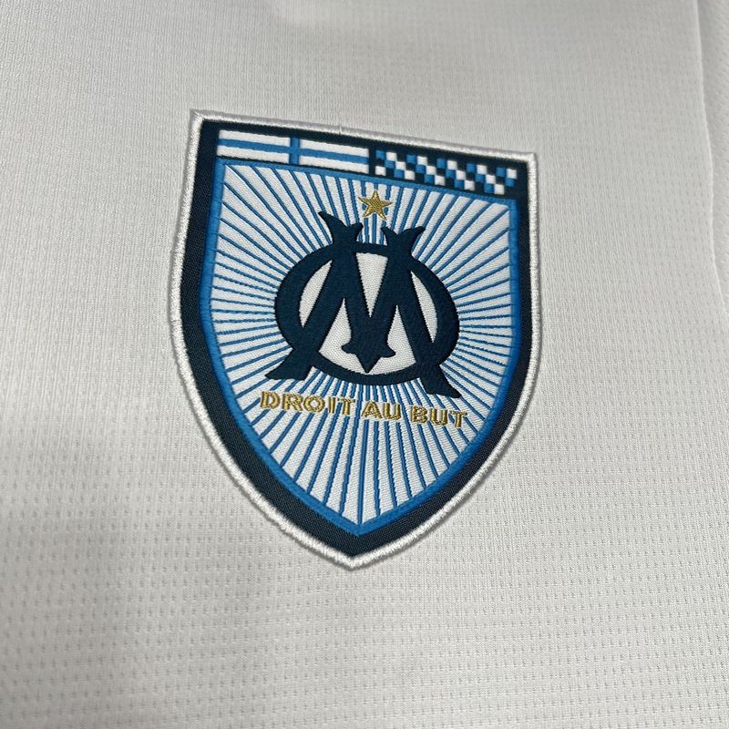 Camisa Olympique de Marseille I 24/25 Puma - Branco