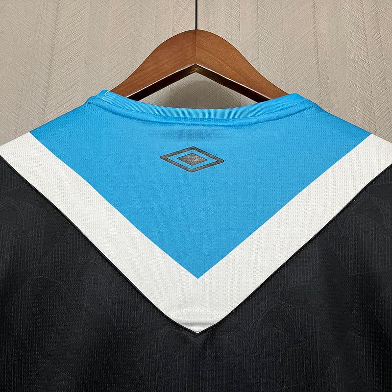 Camisa Grêmio III 24/25 Torcedor Umbro Masculina - Preto+Branco