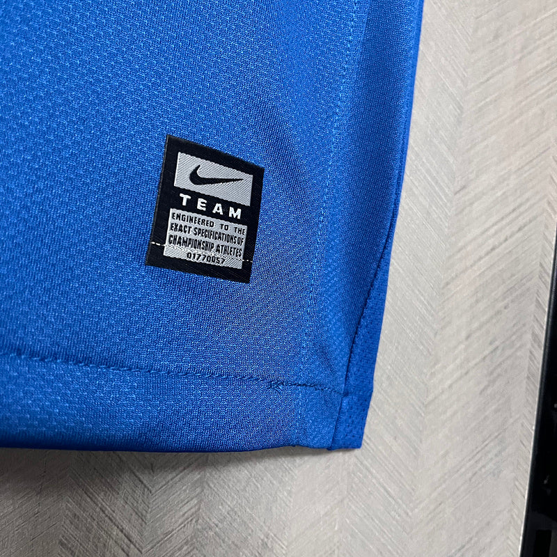 Camisa Retrô Manchester United Nike 2007/08 Masculino Azul