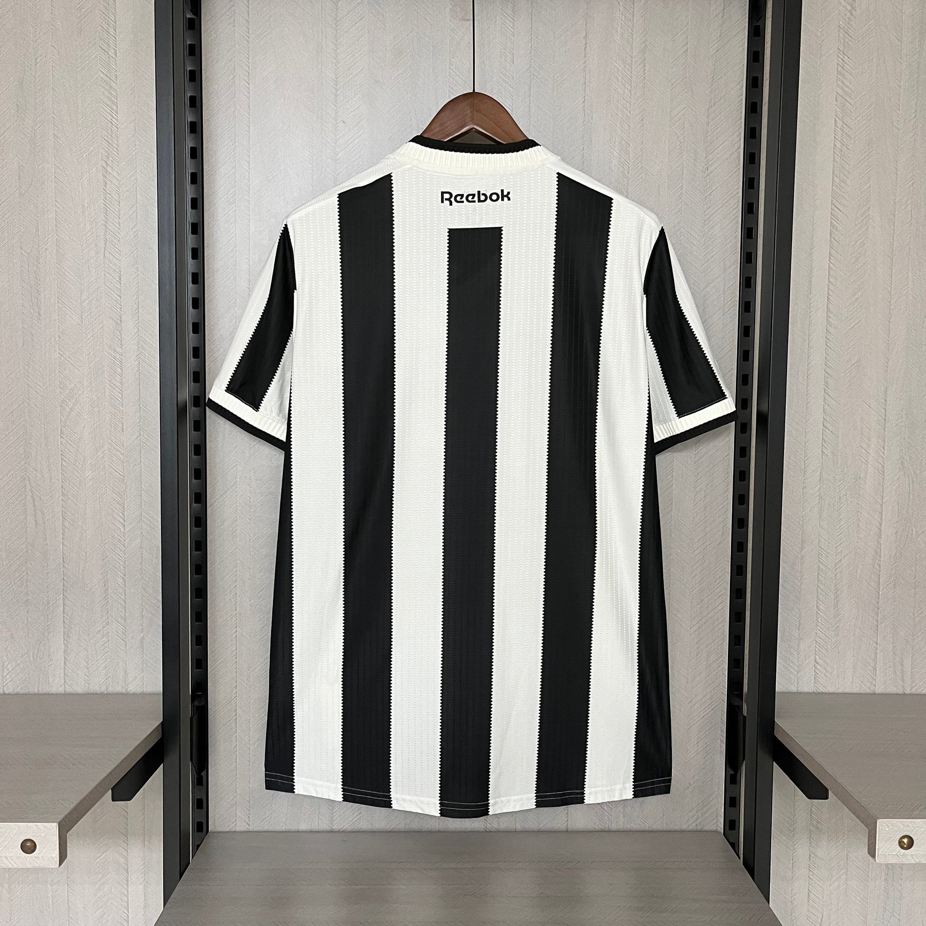 Camisa Reebok Botafogo 24/25 Casa - Preta e Branca (Patch)