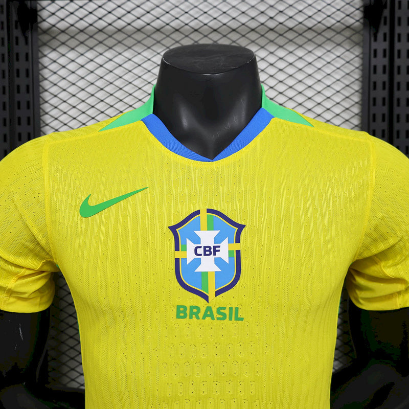 Camisa Brasil I 25/26 - Amarela - Nike - Masculino Jogador