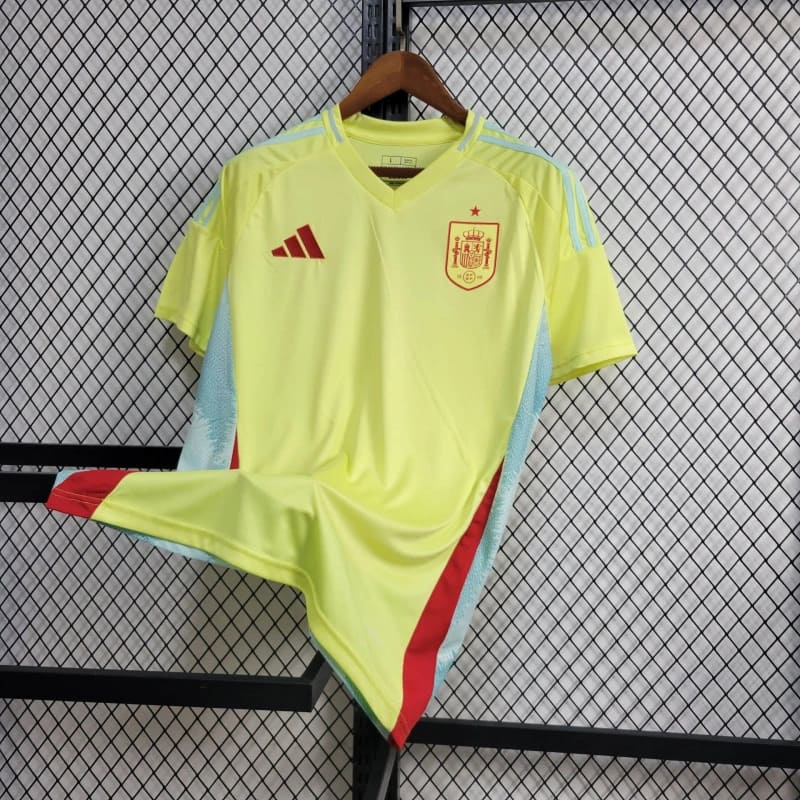 Camisa Espanha Away 24/25 s/n° Torcedor Adidas Masculino - Amarelo