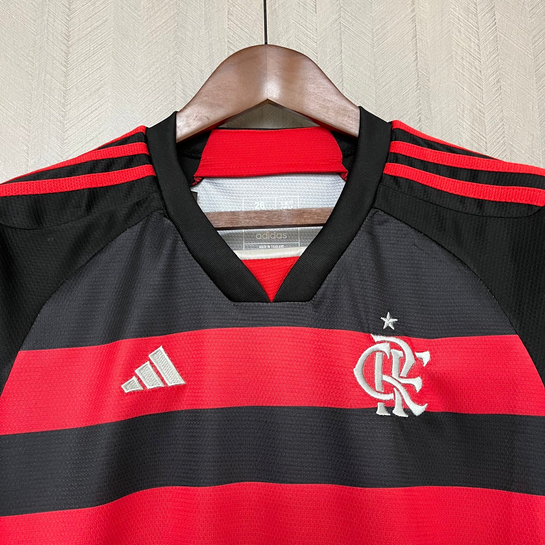 Kit Infantil Flamengo I 24/25 s/n° Torcedor Adidas - Vermelho+Preto