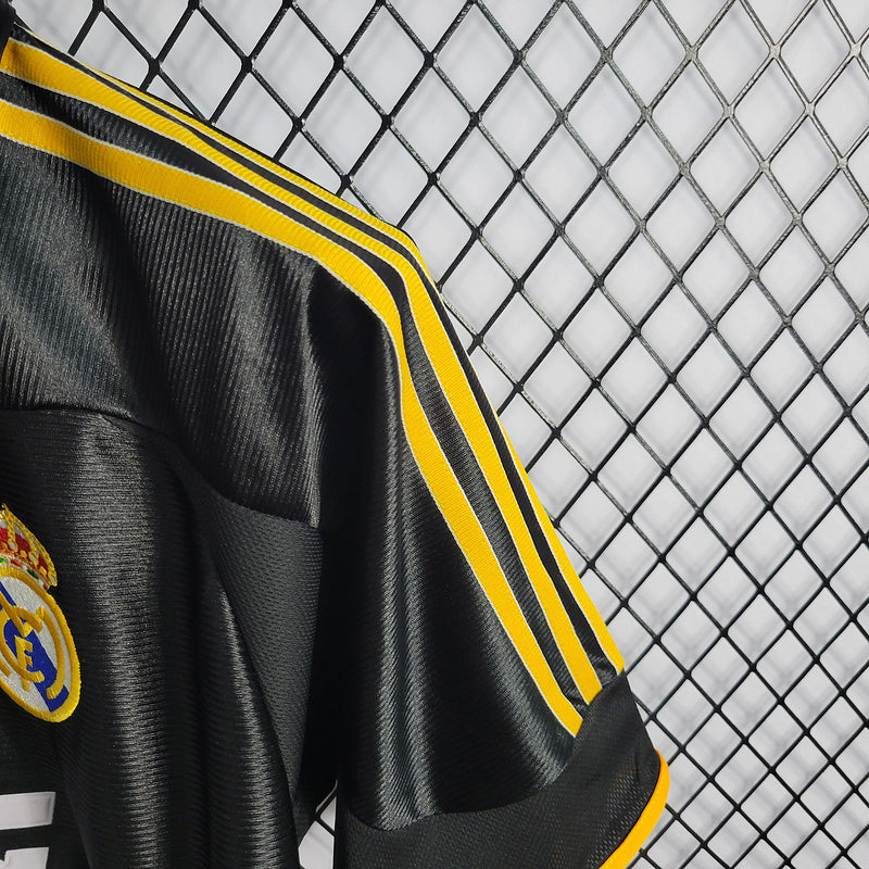 Camisa do Real Madrid - Adidas 1998/1999 Preta