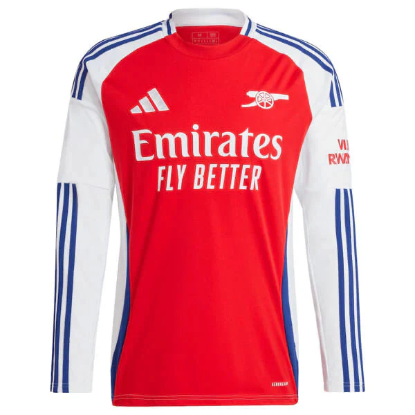 Manga longa Arsenal Home 24/25 - Vermelho