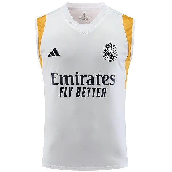Regata Real Madrid 23/24 Branca e Amarela