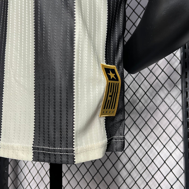 Camisa Reebok Botafogo Jogador 24/25 Casa - Preta e Branca