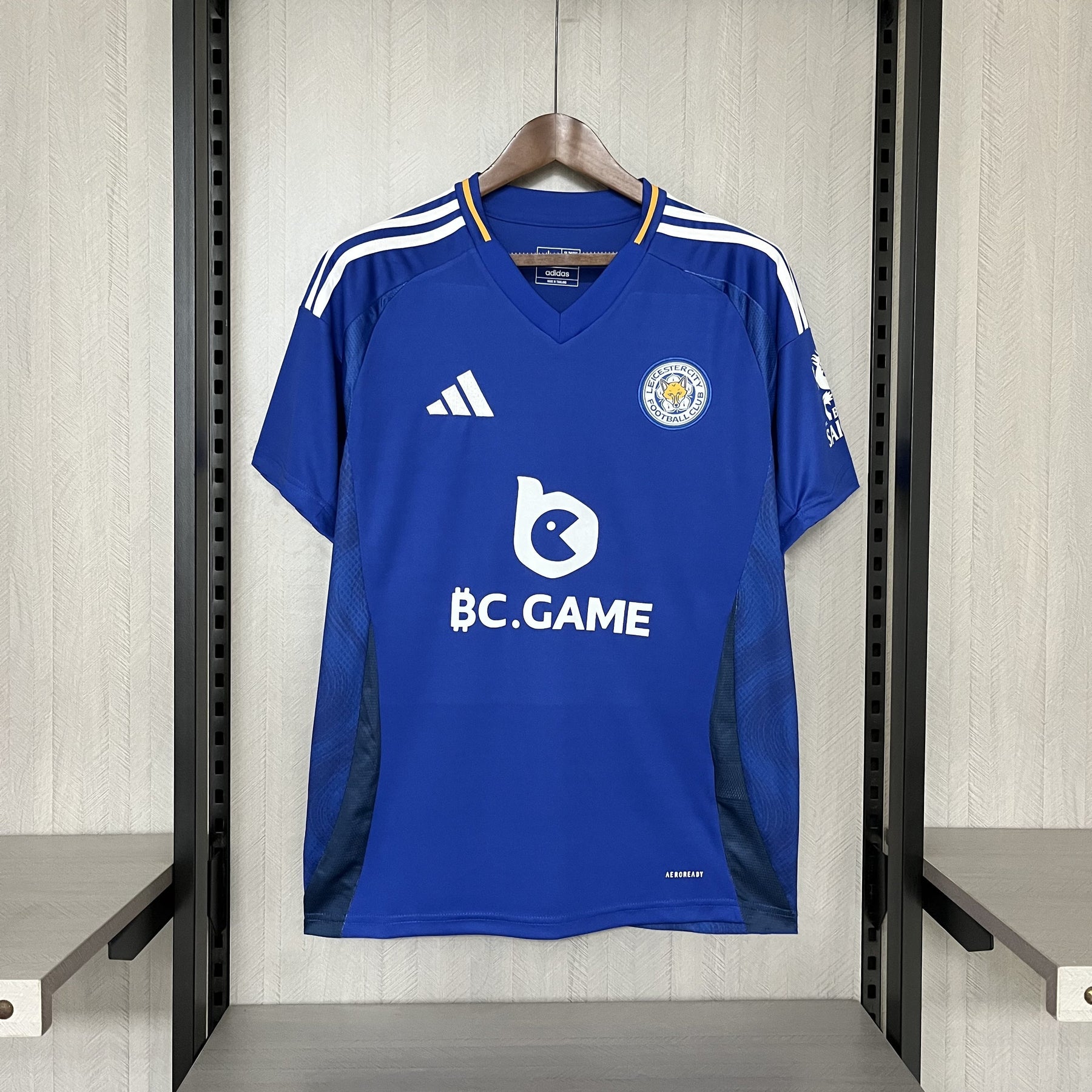 Camisa Leicester City I 24/25 Adidas - Azul