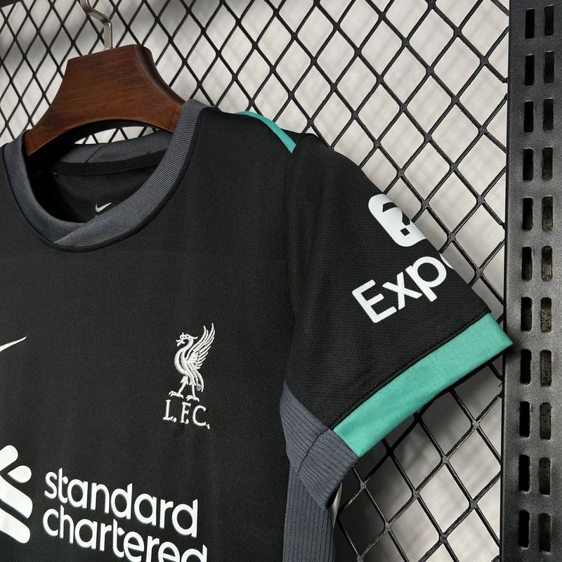 Kit Infantil Liverpool Home 24/25 - Preto