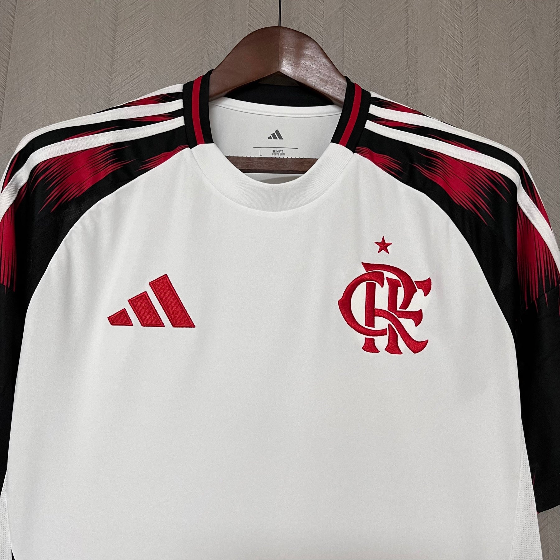 Camisa Flamengo II 2025 Torcedor Adidas Masculina - Branco