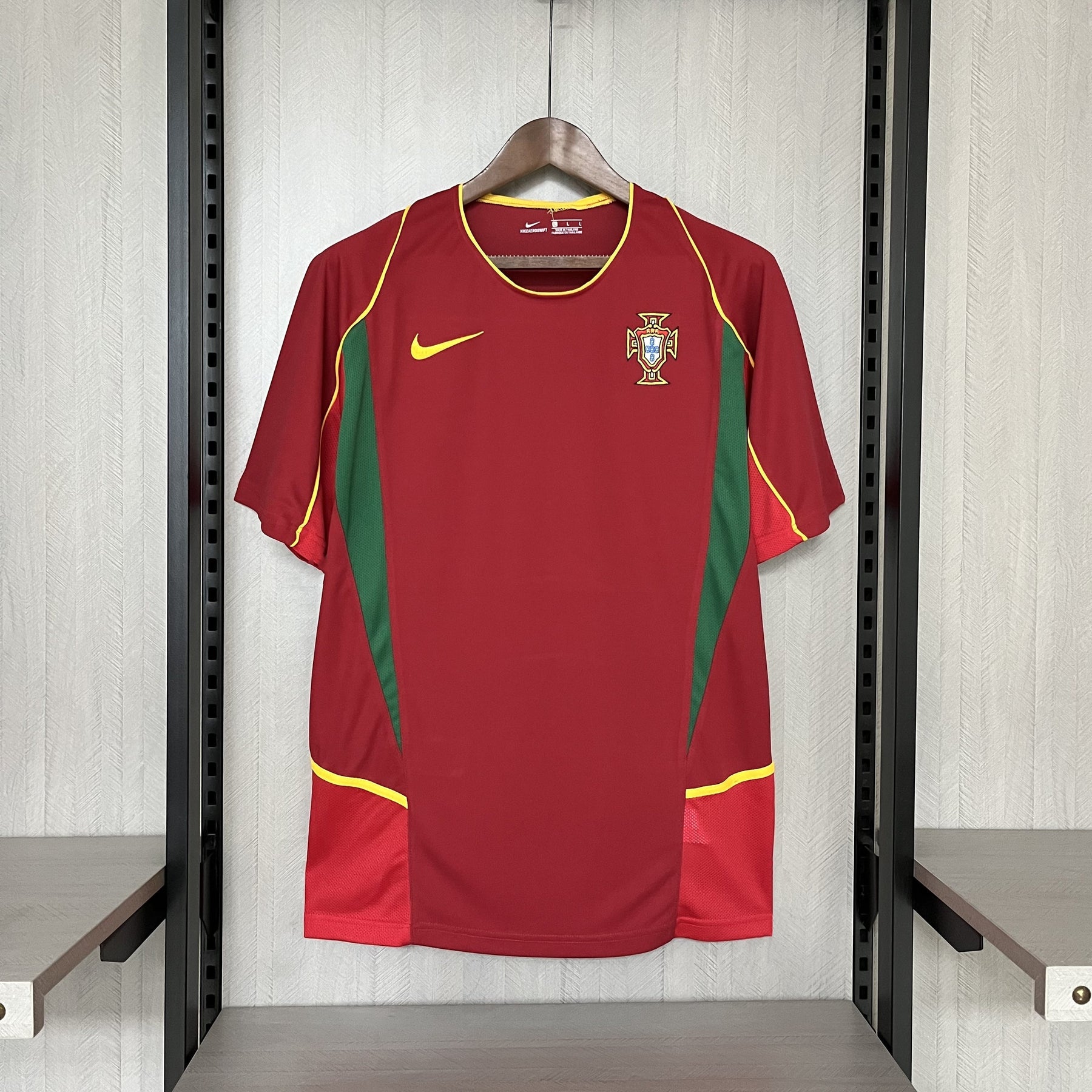 Camisa Portugal Retrô 2002 Vermelha