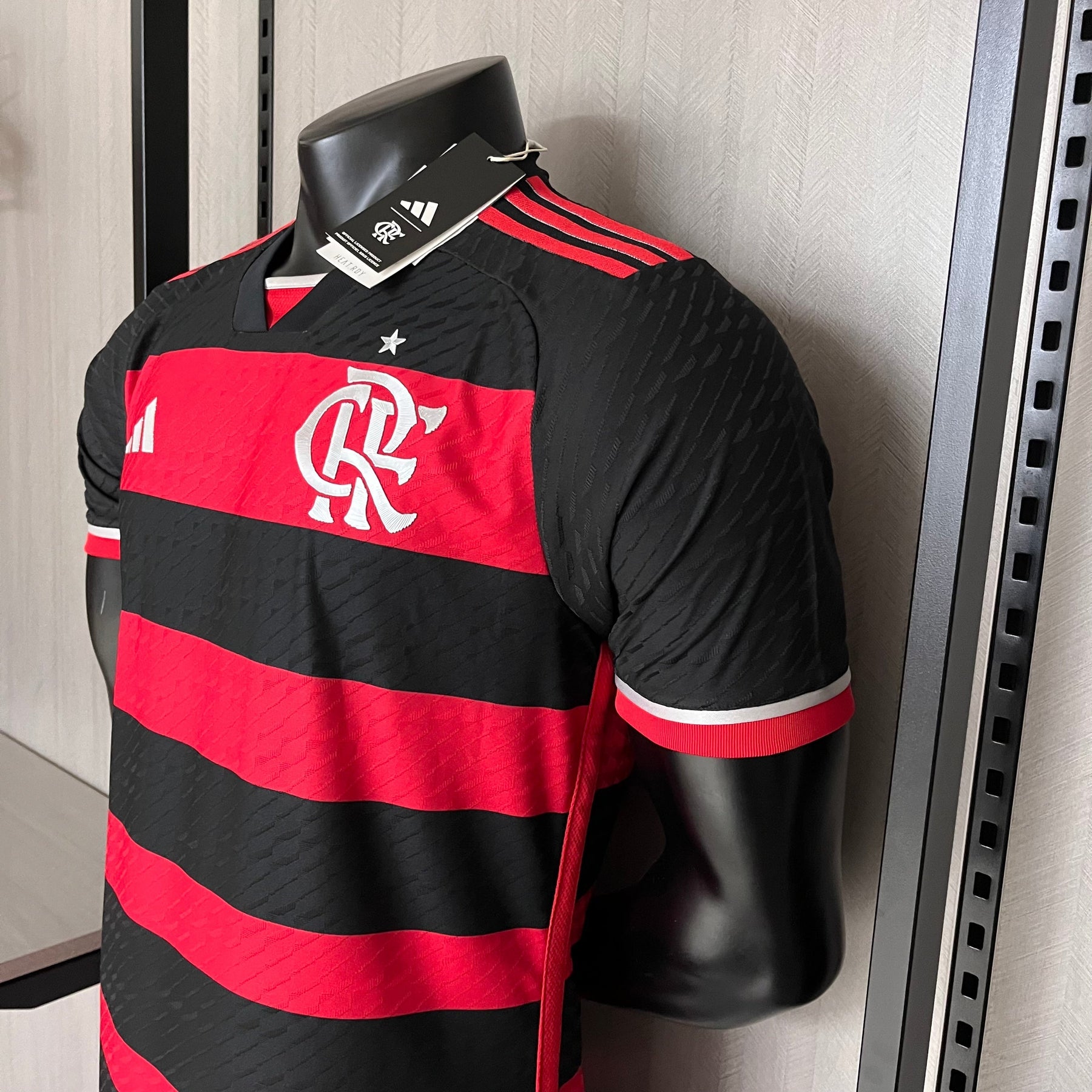 Camisa Flamengo I 24/25 s/n° Jogador Adidas Masculina - Vermelho+Preto