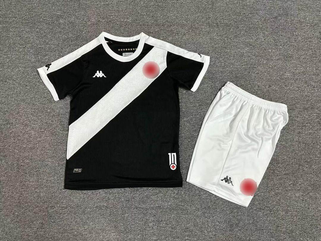 Kit infantil - Vasco I 24/25 Kappa Masculina - Preto+Branco