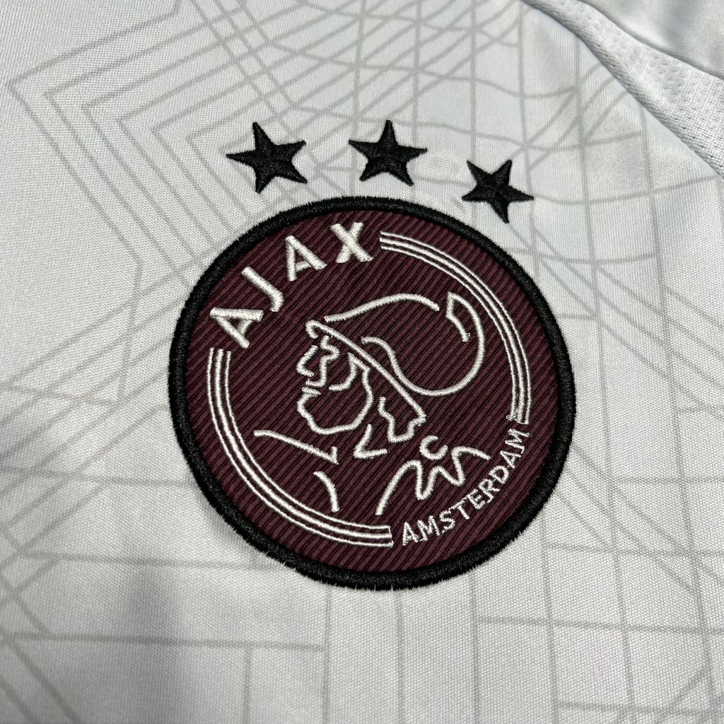 Camisa Ajax III 24/25 - Branco e Vinho