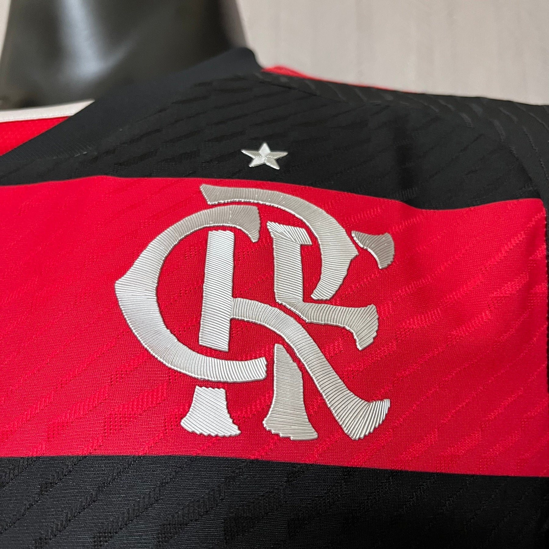 Camisa Flamengo I 24/25 s/n° Jogador Adidas Masculina - Vermelho+Preto