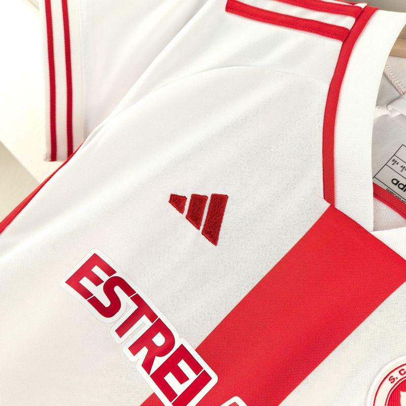 Camisa Internacional II 24/25 Torcedor Adidas Feminina - Vermelho + Branco