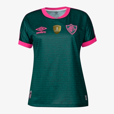 Camisa Fluminense I 23/24 Umbro - Verde Feminino