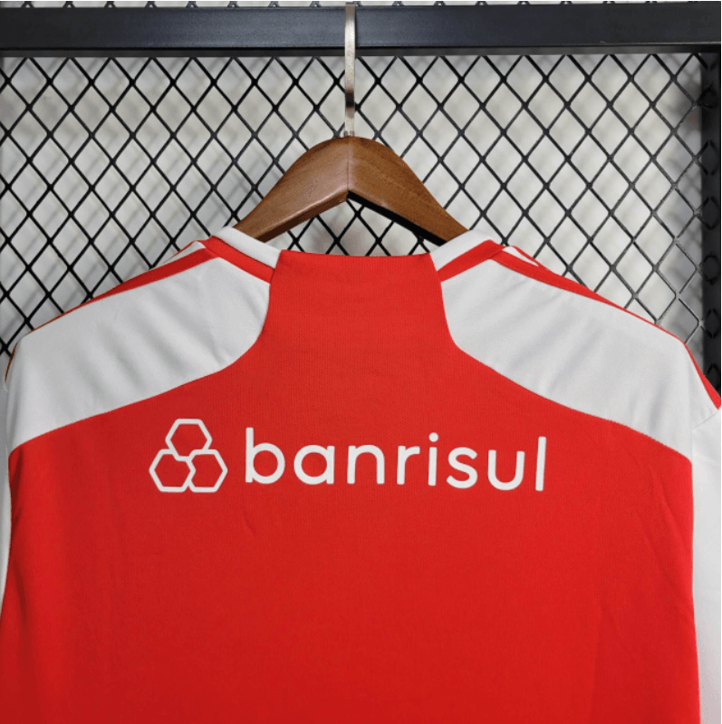 Camisa Internacional I 24/25 Torcedor Adidas Feminina - Vermelho + Branco