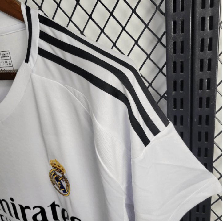 Camisa l Real Madrid 24/25 Adidas C/ Todos patchs UCL 15