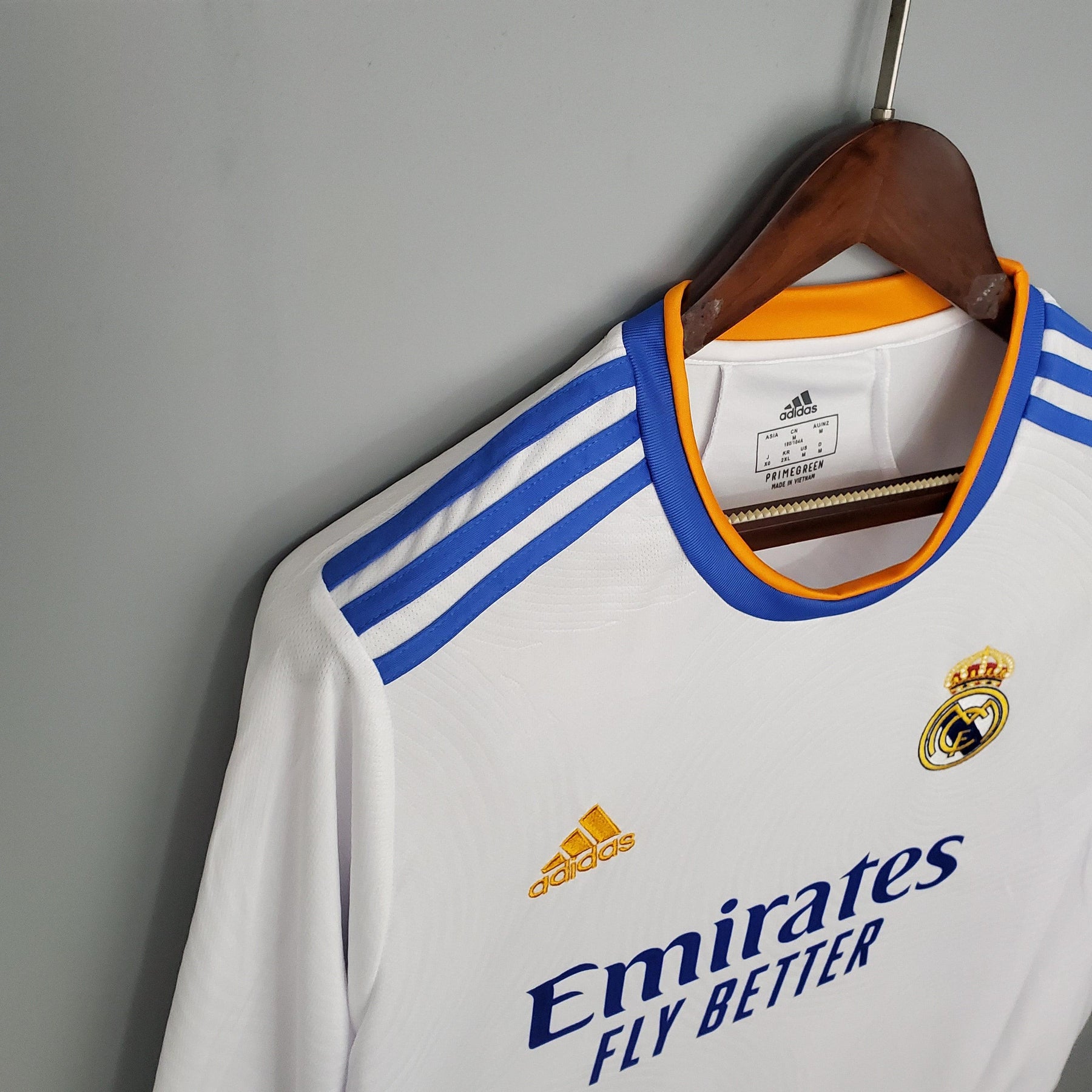 Camisa Manga Longa Real Madrid 21/22 - Branco