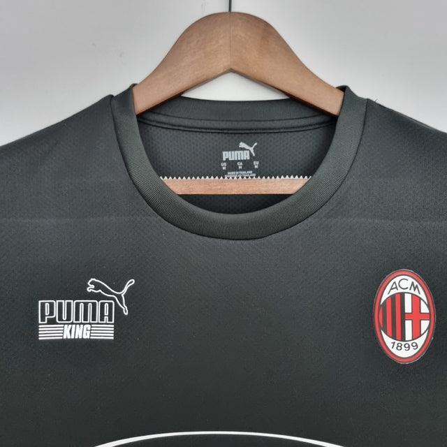 Camisa Milan Heritage 21/22 Puma King - Preto