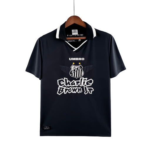 Camisa Santos Charlie Brown Jr. Dias de Glória - Umbro Masculina - Preta