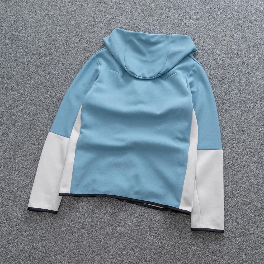 Conjunto Tech Fleece Nike - Azul/Branco