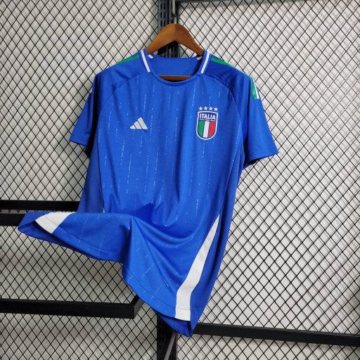 Camisa Itália Home 24/25 s/n° Torcedor Adidas Masculino - Azul