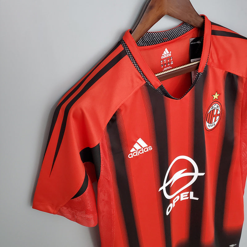 Camisa Milan Retrô 2004/05 Home Adidas