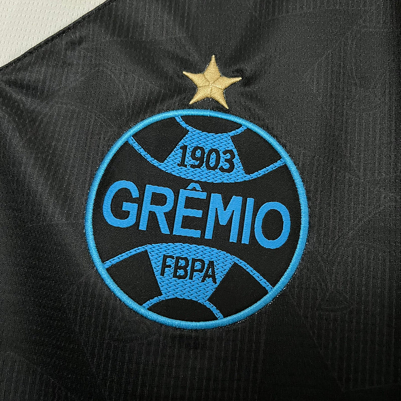 Camisa Grêmio III 24/25 Torcedor Umbro Masculina - Preto+Branco