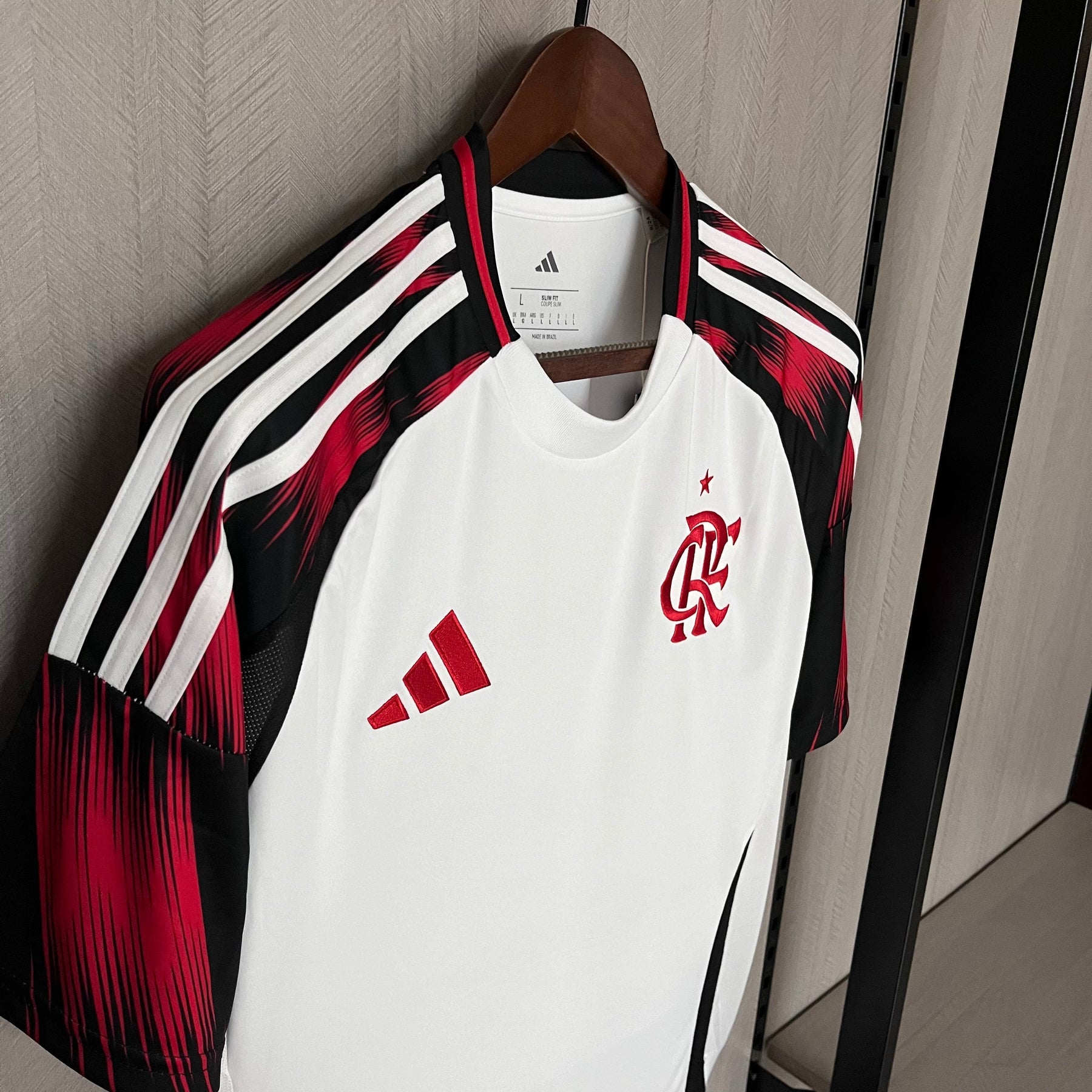 Camisa Flamengo II 2025 Torcedor Adidas Masculina - Branco