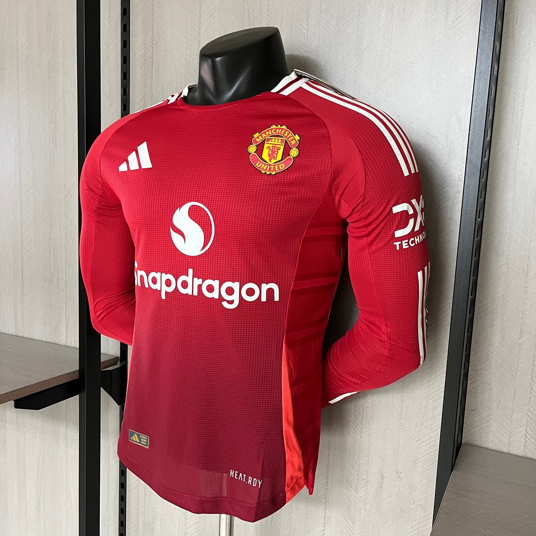 Manga longa Manchester United Home 24/25 Modelo Jogador