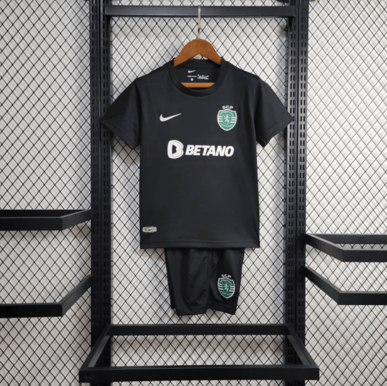 Kit Infantil Sporting 24/25 Preto
