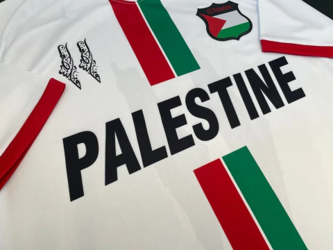 Camisa Palestina 2023/24 (Club Desportivo Palestino) - Torcedor Masculina - Branca