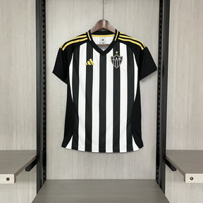 Camisa 1 Atlético MG 25/26 Preta e branca - (Feminina)